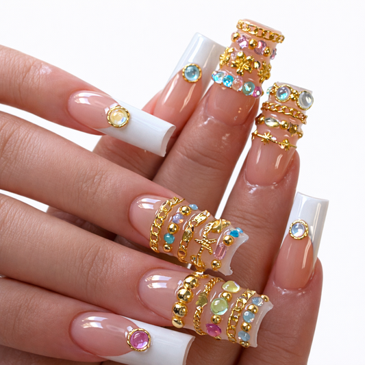 French Bangle Press on Nails